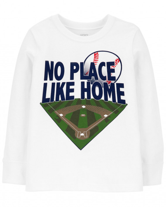 No Place Like Home Baseball Jersey Tee