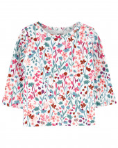 3-Piece Floral Tee & Jumper Set
