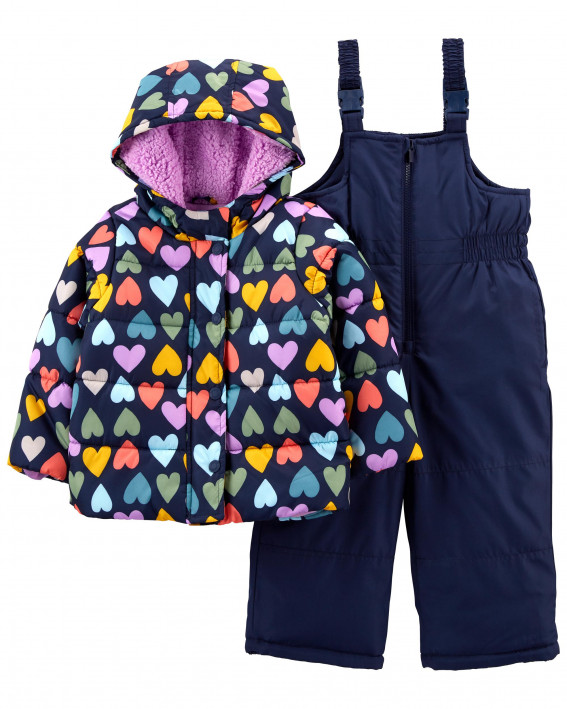 Carter`s 2-Piece Heart Snowsuit