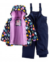 Carter`s 2-Piece Heart Snowsuit