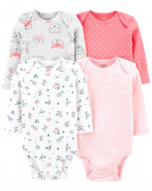 4-Pack Long-Sleeve Bodysuits