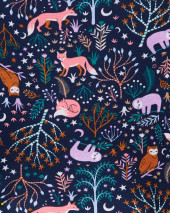 4-Piece Animals 100% Snug Fit Cotton PJs