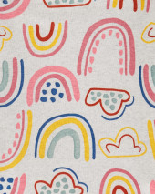 4-Piece Rainbows 100% Snug Fit Cotton PJs