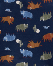 4-Piece Buffalo 100% Snug Fit Cotton PJs