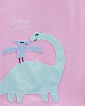 4-Piece Dinosaur 100% Snug Fit Cotton PJs