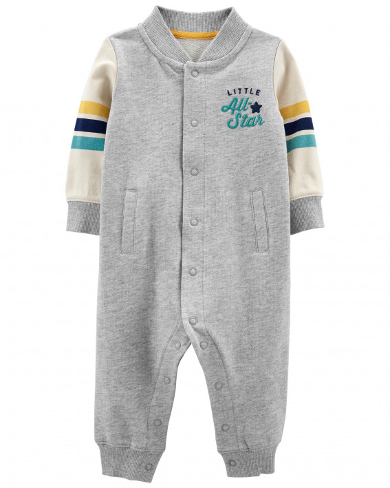 Varsity French Terry Jumpsuit