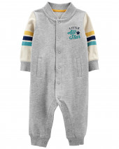 Varsity French Terry Jumpsuit