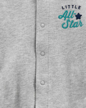 Varsity French Terry Jumpsuit