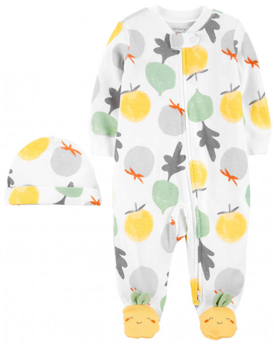2-Piece Cap & Zip-Up Sleep & Play Set