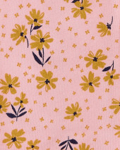 Floral Zip-Up Fleece Jumpsuit
