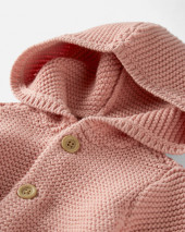 Organic Seed Stitch Cardigan