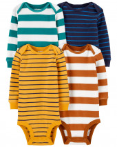 4-Pack Long-Sleeve Original Bodysuits