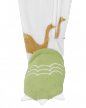 Piece Dinosaur Fleece Footie PJs