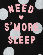 4-Piece S'mores 100% Snug Fit Cotton PJs