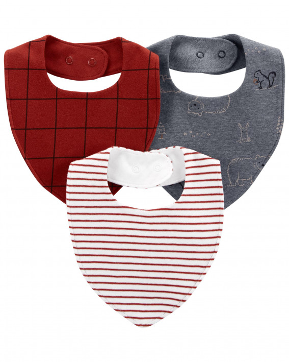 3-Pack Bandana Bibs