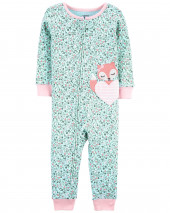 Piece Fox 100% Snug Fit Cotton Footless PJs