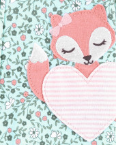 Piece Fox 100% Snug Fit Cotton Footless PJs