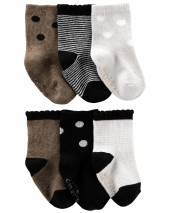 6-Pack Crew Socks
