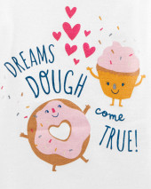 4-Piece Cupcake 100% Snug Fit Cotton PJs