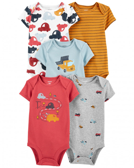 Baby 5-Pack Short-Sleeve Original Bodysuits