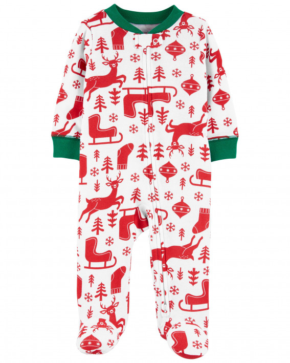 Baby Holiday 2-Way Zip Cotton Sleep & Play