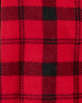 Baby Buffalo Check 2-Way Zip Fleece Sleep & Play