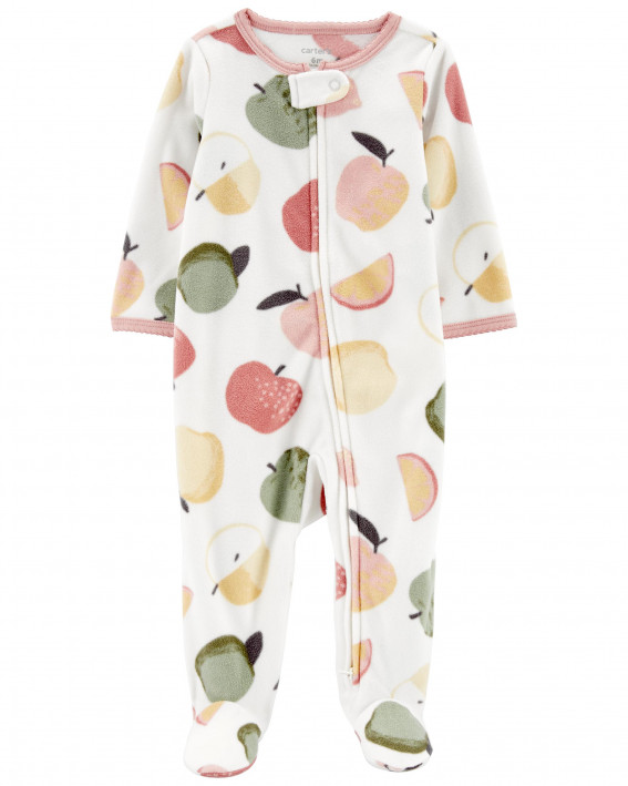 Baby Fruit Zip-Up Fleece Sleep & Play