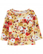 Jeans Baby 3-Piece Floral Tee & Denim Jumper