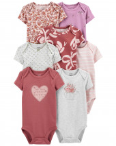 Multi Baby 7-Pack Short-Sleeve Original Bodysuits