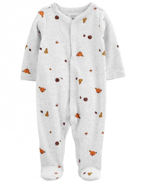 Baby Thanksgiving Snap-Up Thermal Sleep & Play