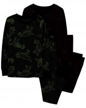 Kid 4-Piece Dinosaur 100% Snug Fit Cotton PJs