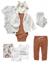 Körpə 8 Paketi Parçalı Körpə  Детский комплект из 8 предметов для младенцев Baby Gift 8-Piece Baby Bundle