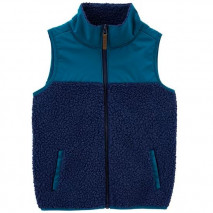 Kid Zip-Up Sherpa Vest